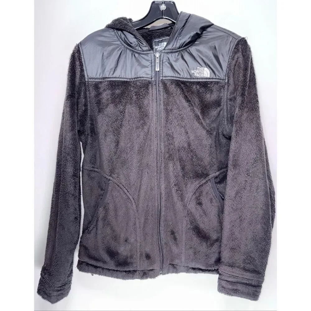 The North Face OSO Hybrid hooded fleece jacket in black size medium